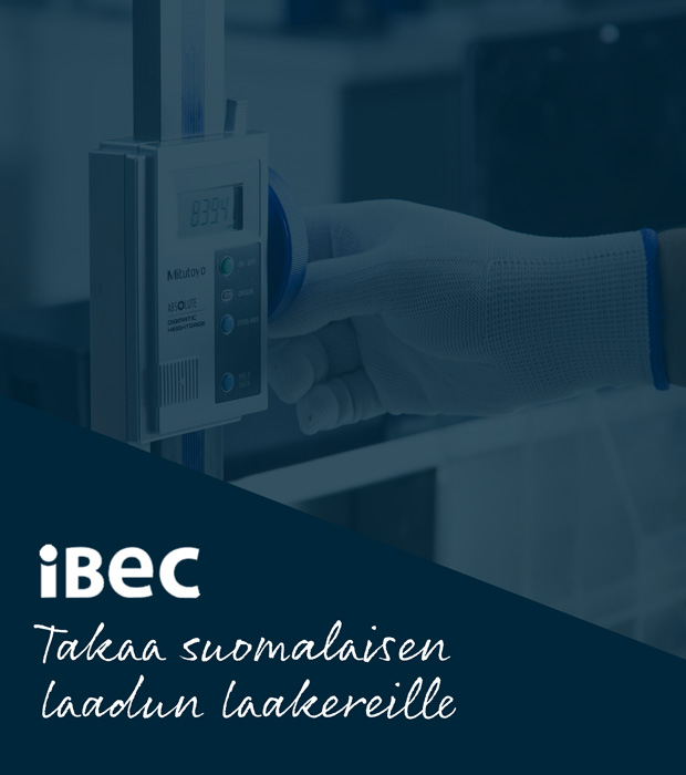 IBEC Bearings laadunvalvontayritys.